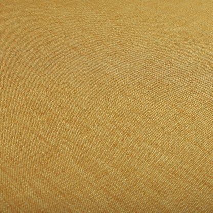 Madagascar Linen Weave Furnishing Fabric In Yellow Colour - Roman Blinds