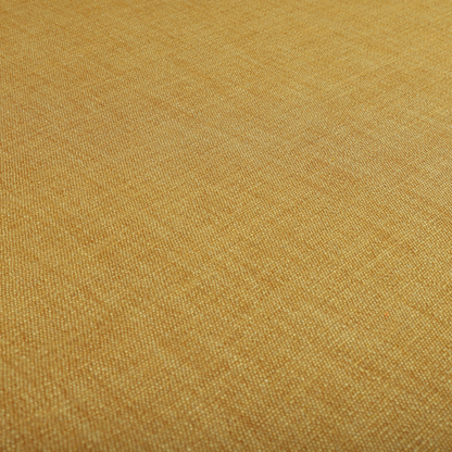 Madagascar Linen Weave Furnishing Fabric In Yellow Colour