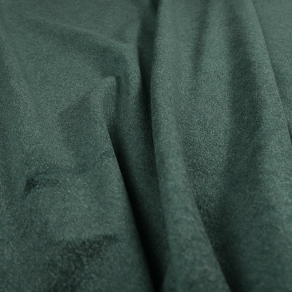 Marola Linen Velvet Soft Textured Speckled Fabric In Dark Teal Colour