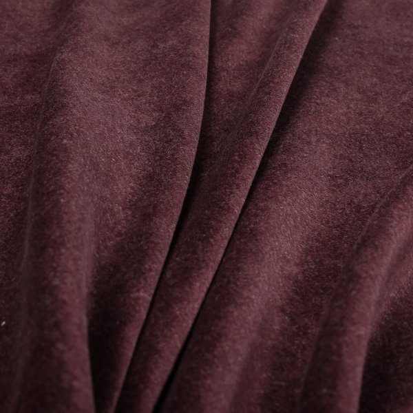 Marola Linen Velvet Soft Textured Speckled Fabric In Mulberry Purple Colour