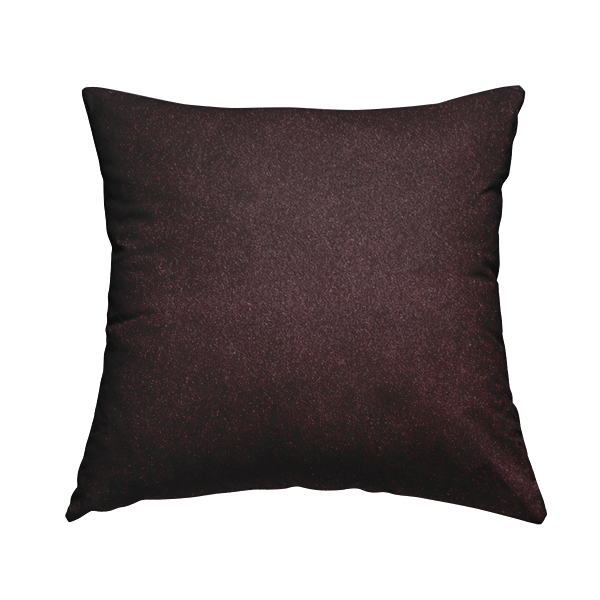 Marola Linen Velvet Soft Textured Speckled Fabric In Mulberry Purple Colour - Handmade Cushions