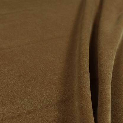 Marola Linen Velvet Soft Textured Speckled Fabric In Brown Gold Colour - Roman Blinds