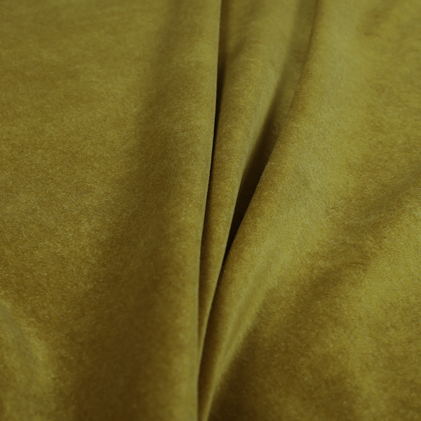 Marola Linen Velvet Soft Textured Speckled Fabric In Green Colour