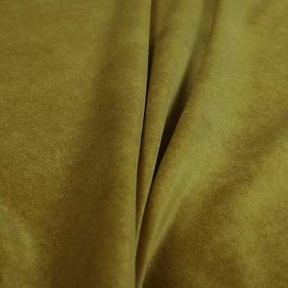 Marola Linen Velvet Soft Textured Speckled Fabric In Green Colour - Made To Measure Curtains