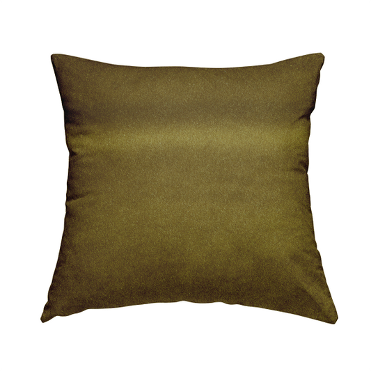 Marola Linen Velvet Soft Textured Speckled Fabric In Green Colour - Handmade Cushions