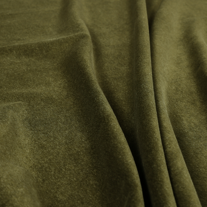 Marola Linen Velvet Soft Textured Speckled Fabric In Dark Green Colour - Roman Blinds