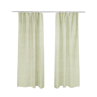 Marola Linen Velvet Soft Textured Speckled Fabric In Cream Colour - Made To Measure Curtains