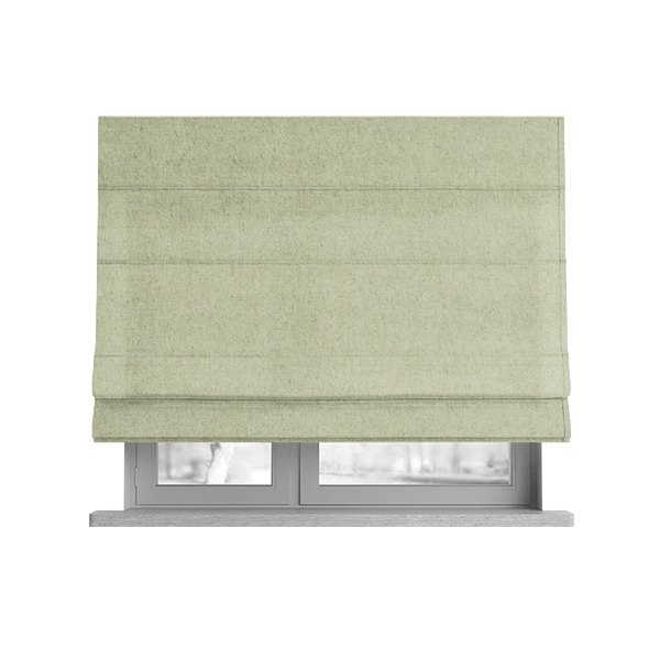 Marola Linen Velvet Soft Textured Speckled Fabric In Cream Colour - Roman Blinds