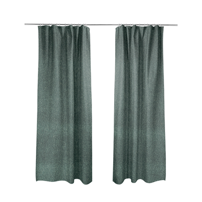 Marola Linen Velvet Soft Textured Speckled Fabric In Blue Colour - Made To Measure Curtains