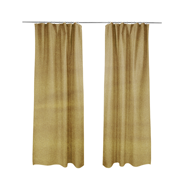 Marola Linen Velvet Soft Textured Speckled Fabric In Yellow Colour - Made To Measure Curtains