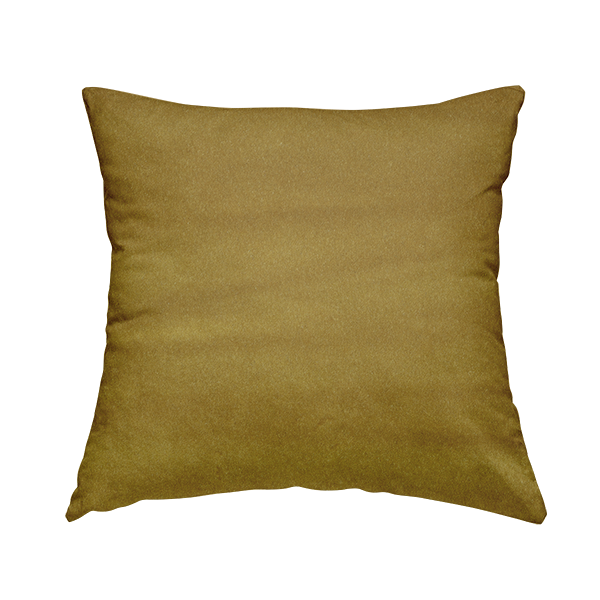 Marola Linen Velvet Soft Textured Speckled Fabric In Yellow Colour - Handmade Cushions