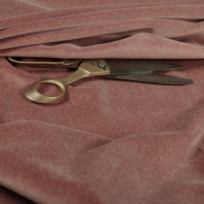 Marola Linen Velvet Soft Textured Speckled Fabric In Pink Colour - Made To Measure Curtains