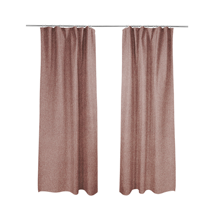 Marola Linen Velvet Soft Textured Speckled Fabric In Pink Colour - Made To Measure Curtains