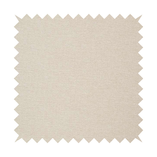 Mary Basket Weave Soft Chenille In Cream Colour Upholstery Fabric
