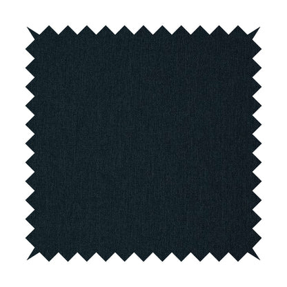 Mary Basket Weave Soft Chenille In Navy Blue Colour Upholstery Fabric - Handmade Cushions