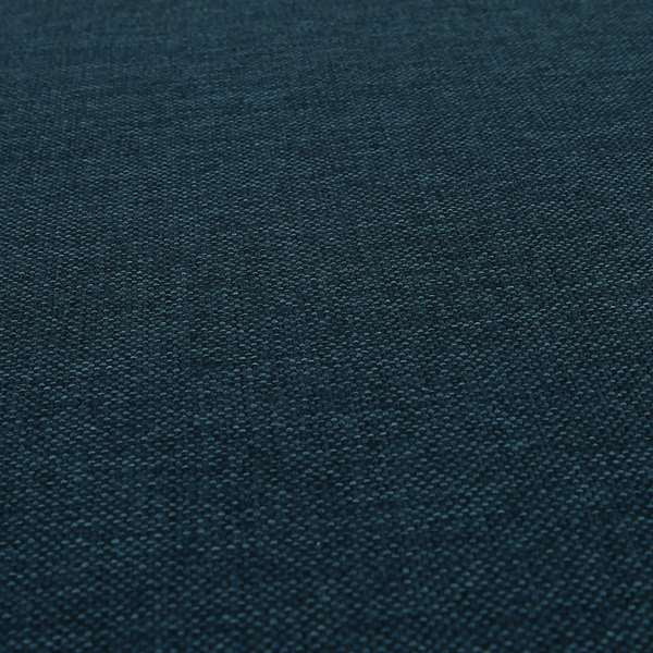 Mary Basket Weave Soft Chenille In Navy Blue Colour Upholstery Fabric - Roman Blinds