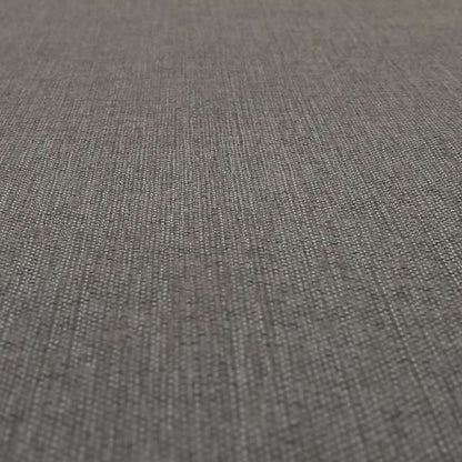 Mary Basket Weave Soft Chenille In Light Grey Silver Colour Upholstery Fabric - Roman Blinds