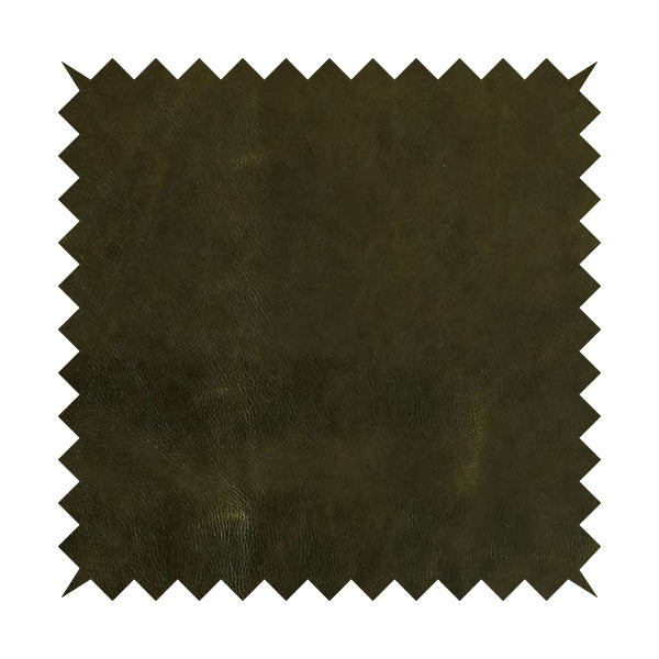 Matara Pull Up Effect Faux Leather Vinyl In Green Colour Upholstery Fabric