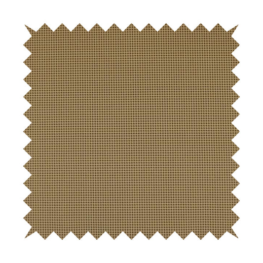 Matrix Houndstooth Pattern Faux Leather In Brown Colour Upholstery Fabric
