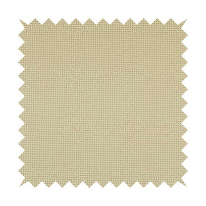 Matrix Houndstooth Pattern Faux Leather In Cream Colour Upholstery Fabric