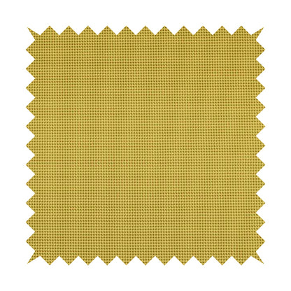 Matrix Houndstooth Pattern Faux Leather In Yellow Colour Upholstery Fabric
