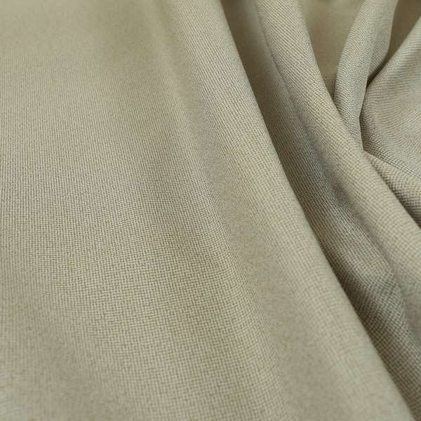 Mehari Linen Effect Flat Weave Semi Plain Upholstery Fabric In Beige Colour - Handmade Cushions