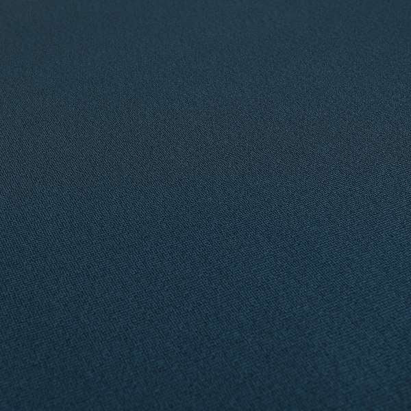 Mehari Linen Effect Flat Weave Semi Plain Upholstery Fabric In Navy Denim Blue Colour - Made To Measure Curtains