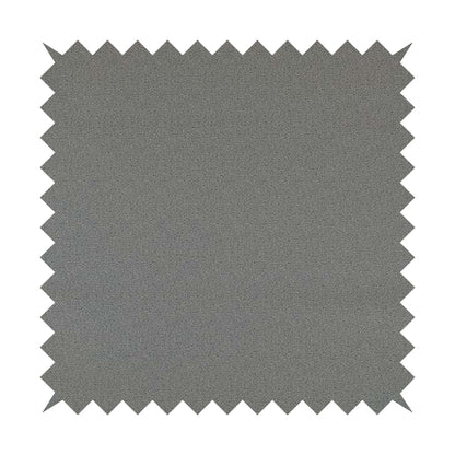 Mehari Linen Effect Flat Weave Semi Plain Upholstery Fabric In Silver Grey Colour