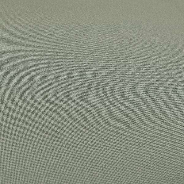 Mehari Linen Effect Flat Weave Semi Plain Upholstery Fabric In Light Green Colour - Handmade Cushions