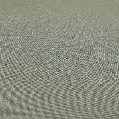 Mehari Linen Effect Flat Weave Semi Plain Upholstery Fabric In Light Green Colour - Handmade Cushions