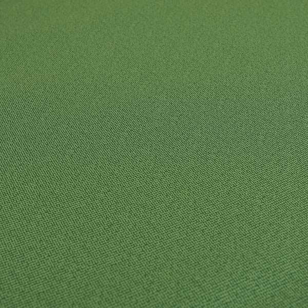 Mehari Linen Effect Flat Weave Semi Plain Upholstery Fabric In Green Colour