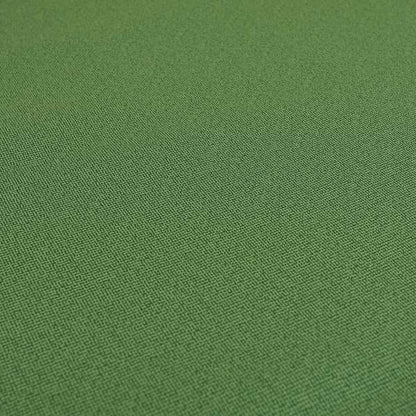 Mehari Linen Effect Flat Weave Semi Plain Upholstery Fabric In Green Colour