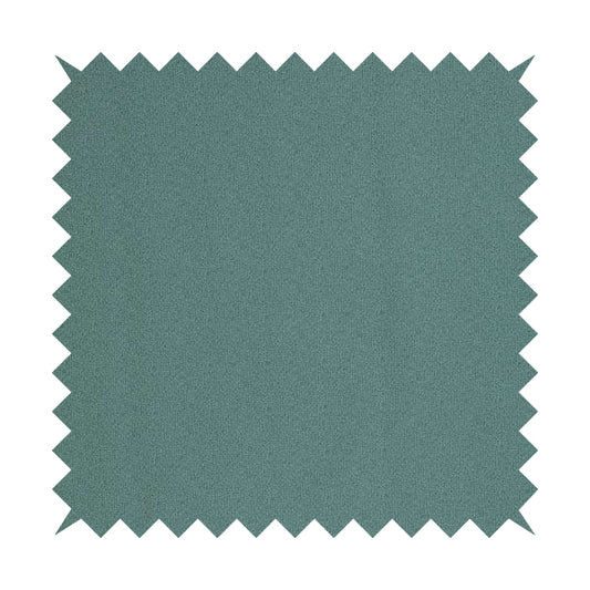 Mehari Linen Effect Flat Weave Semi Plain Upholstery Fabric In Teal Blue Colour