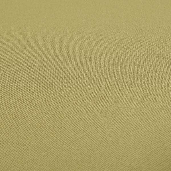 Mehari Linen Effect Flat Weave Semi Plain Upholstery Fabric In Yellow Colour - Roman Blinds