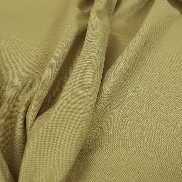 Mehari Linen Effect Flat Weave Semi Plain Upholstery Fabric In Yellow Colour - Made To Measure Curtains