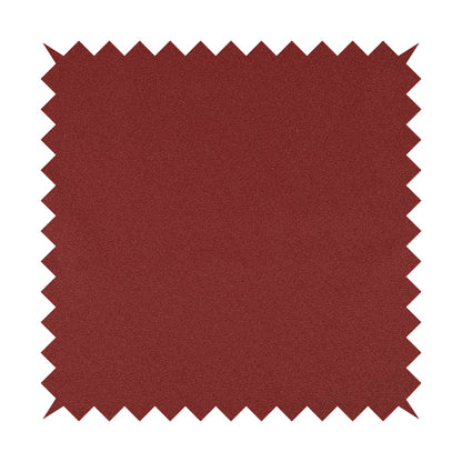 Mehari Linen Effect Flat Weave Semi Plain Upholstery Fabric In Red Burgundy Colour - Handmade Cushions