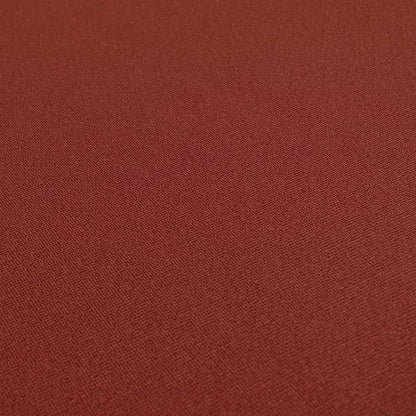 Mehari Linen Effect Flat Weave Semi Plain Upholstery Fabric In Red Burgundy Colour