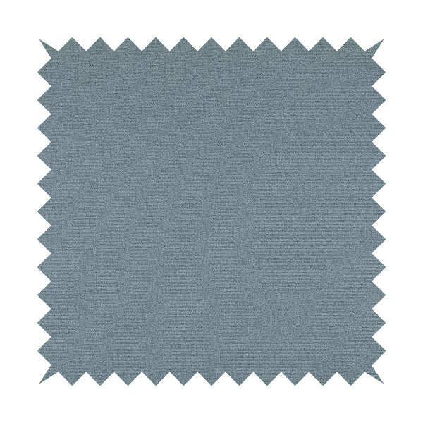 Mehari Linen Effect Flat Weave Semi Plain Upholstery Fabric In Blue Colour