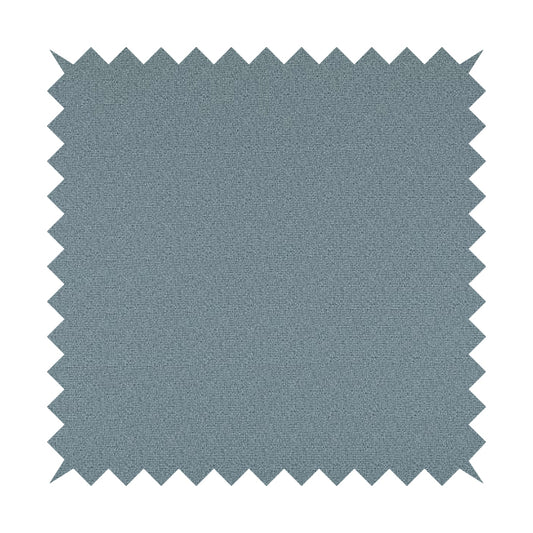 Mehari Linen Effect Flat Weave Semi Plain Upholstery Fabric In Blue Colour