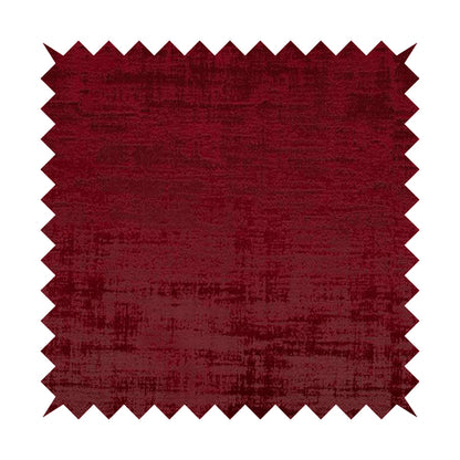 Milan Semi Plain Abstract Soft Velvet Upholstery Furnishing Fabric In Raspberry - Handmade Cushions