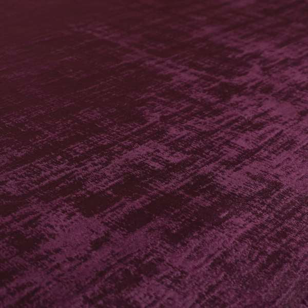 Milan Semi Plain Abstract Soft Velvet Upholstery Furnishing Fabric In Purple - Made To Measure Curtains