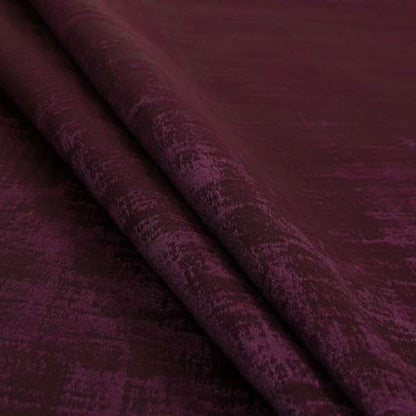 Milan Semi Plain Abstract Soft Velvet Upholstery Furnishing Fabric In Purple - Made To Measure Curtains