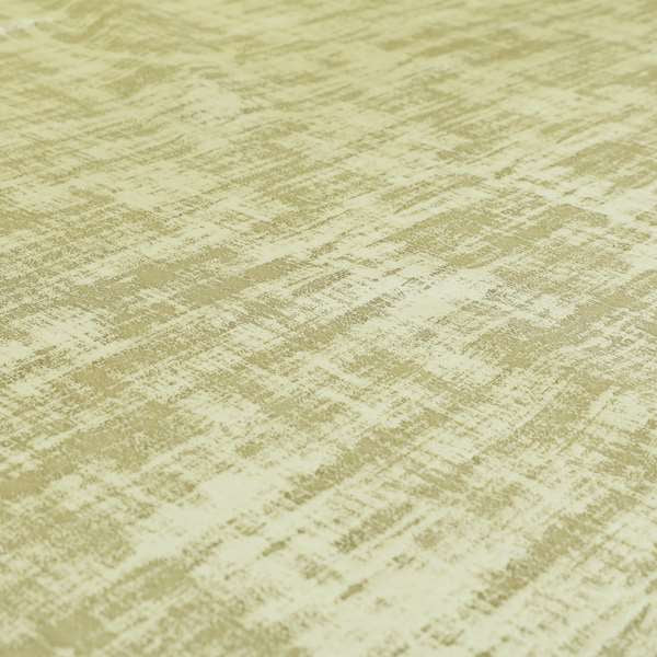 Milan Semi Plain Abstract Soft Velvet Upholstery Furnishing Fabric In Cream - Made To Measure Curtains