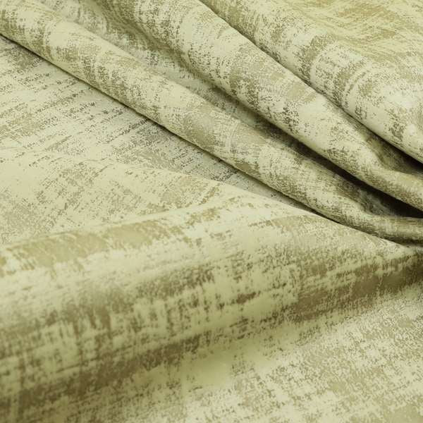 Milan Semi Plain Abstract Soft Velvet Upholstery Furnishing Fabric In Cream - Handmade Cushions