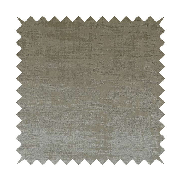 Milan Semi Plain Abstract Soft Velvet Upholstery Furnishing Fabric In Silver