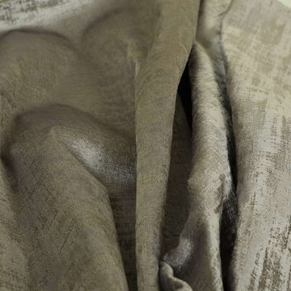 Milan Semi Plain Abstract Soft Velvet Upholstery Furnishing Fabric In Silver - Made To Measure Curtains