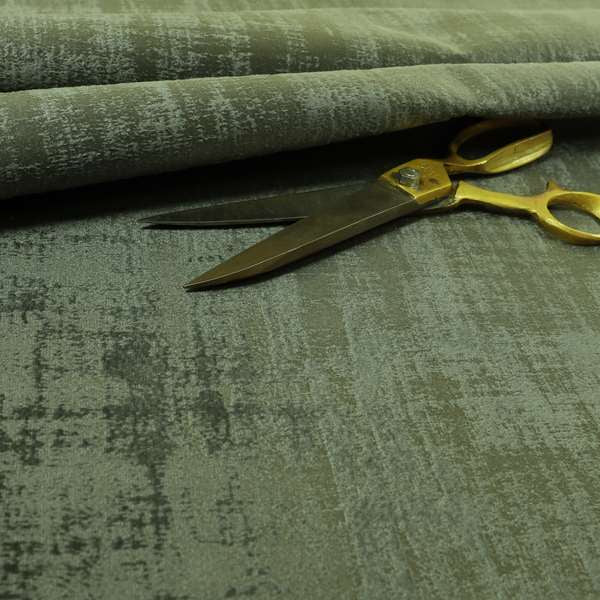 Milan Semi Plain Abstract Soft Velvet Upholstery Furnishing Fabric In Grey - Made To Measure Curtains