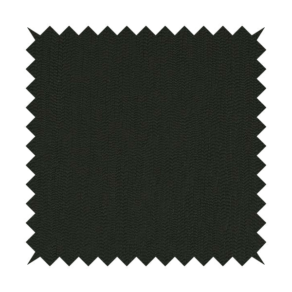 Milos Faux Leather In Matt Finish Textured Pattern Black Colour Upholstery Fabric