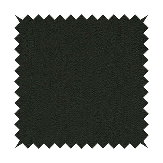 Milos Faux Leather In Matt Finish Textured Pattern Black Colour Upholstery Fabric
