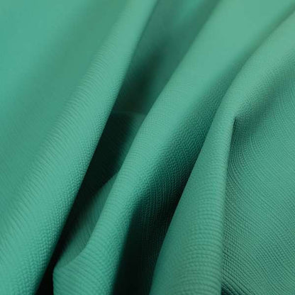 Milos Faux Leather In Matt Finish Textured Pattern Teal Blue Green Colour Upholstery Fabric